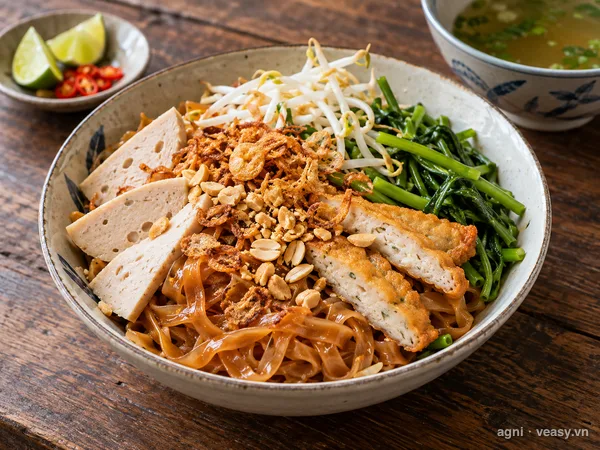 Bánh đa trộn (ảnh minh hoạ do AI tạo)