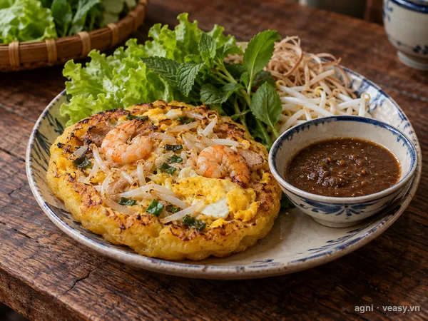 Bánh khoái (ảnh minh hoạ do AI tạo)