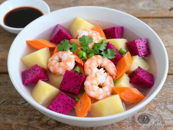 Canh thanh long (ảnh minh hoạ do AI tạo)
