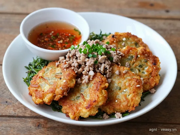 Chả cốm (ảnh minh hoạ do AI tạo)