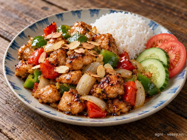 Gà lúc lắc (ảnh minh hoạ do AI tạo)