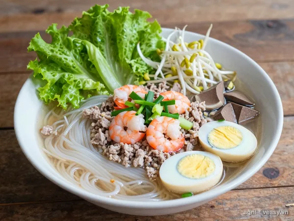 Hủ tiếu Nam Vang (ảnh minh hoạ do AI tạo)
