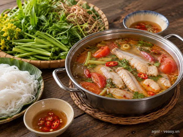 Lẩu cá khoai (ảnh minh hoạ do AI tạo)