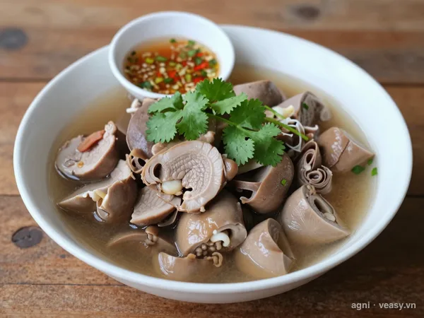 Lòng lợn khìa nước dừa (ảnh minh hoạ do AI tạo)