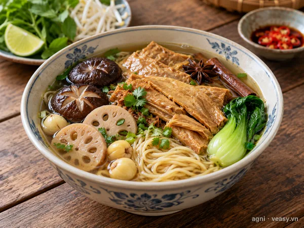 Mì vịt tiềm chay (ảnh minh hoạ do AI tạo)