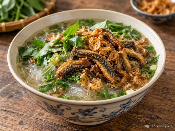 Miến lươn (ảnh minh hoạ do AI tạo)