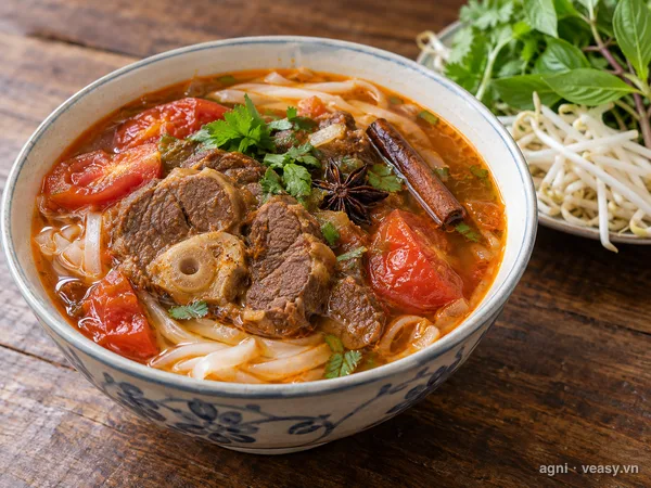 Phở sốt vang (ảnh minh hoạ do AI tạo)