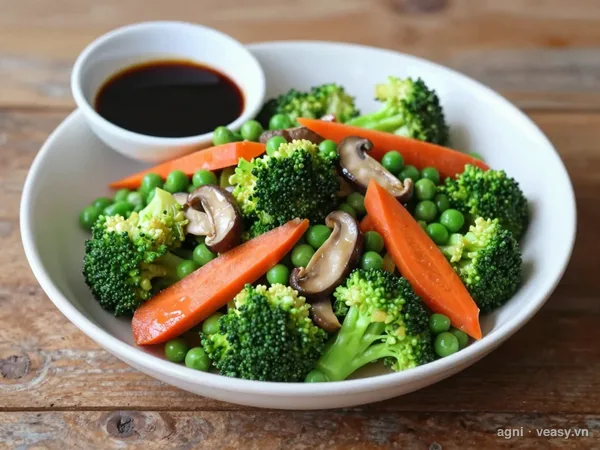 Rau xào thập cẩm (ảnh minh hoạ do AI tạo)