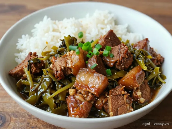Thịt kho dưa chua (ảnh minh hoạ do AI tạo)
