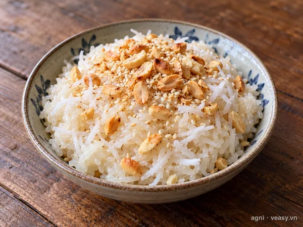 Xôi dừa (ảnh minh hoạ do AI tạo)